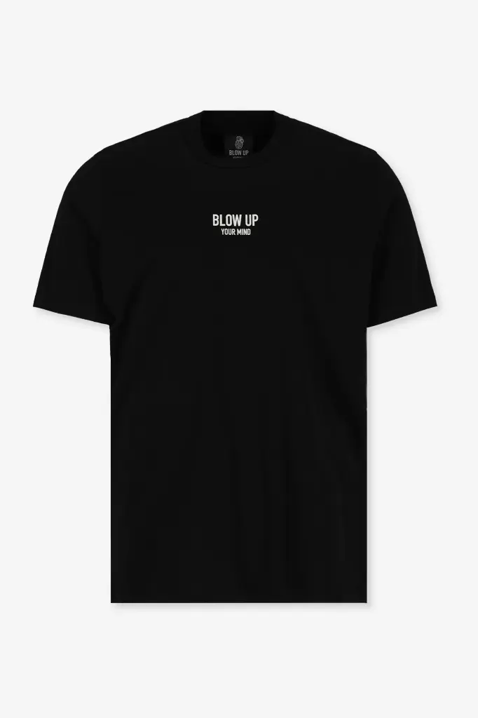 CAMISETA BLOW UP SLIM FIT BLACK T-SHIRT
