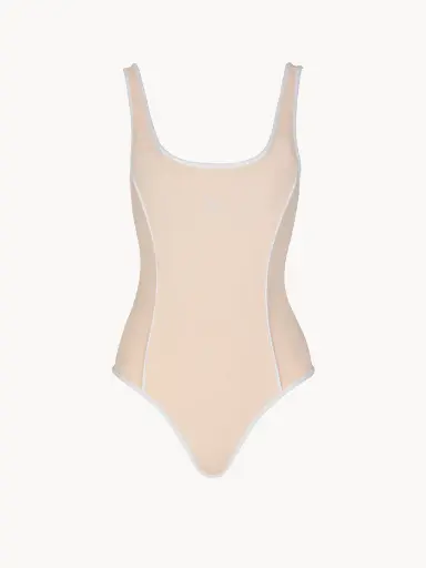 [4214003] BODY CELEIT SWIMSUIT IVORY